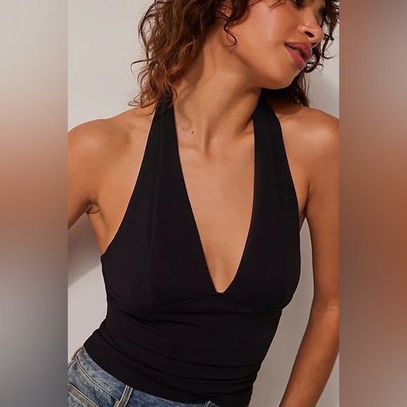 Have it All Halter Top by Free People in Black. NWT! - Picture 3 of 4